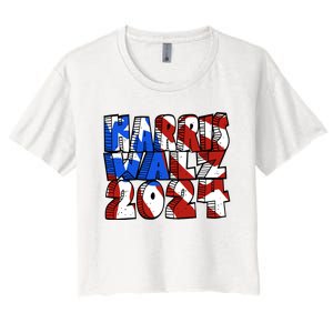 Michael Chabon Harris Walz 2024 Women's Crop Top Tee