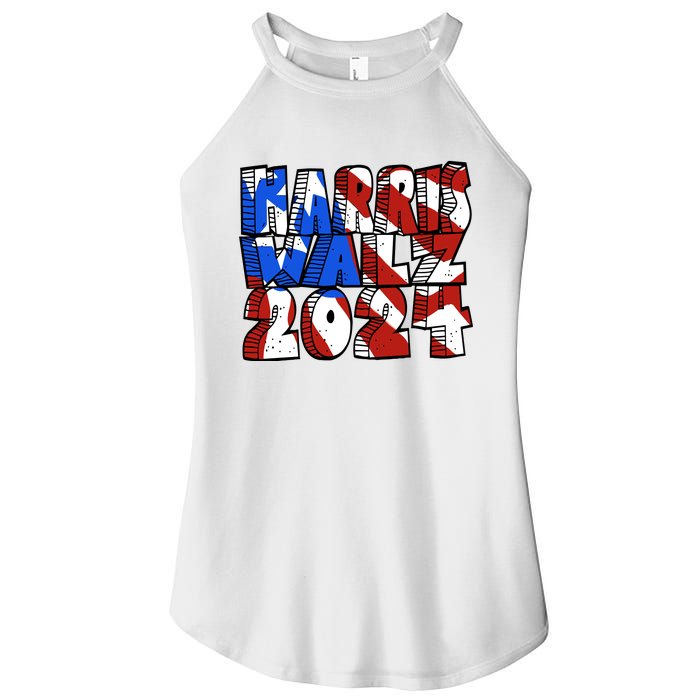 Michael Chabon Harris Walz 2024 Women's Perfect Tri Rocker Tank