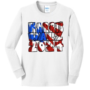 Michael Chabon Harris Walz 2024 Kids Long Sleeve Shirt