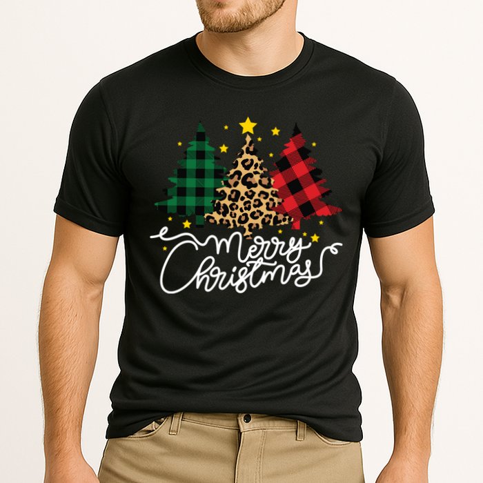 Merry Christmas Holiday Trees Cooling Performance Crew T-Shirt
