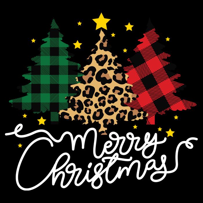 Merry Christmas Holiday Trees Cooling Performance Crew T-Shirt