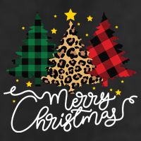 Merry Christmas Holiday Trees Adult Drive Performance Visor