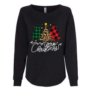 Merry Christmas Holiday Trees Womens California Wash Sweatshirt