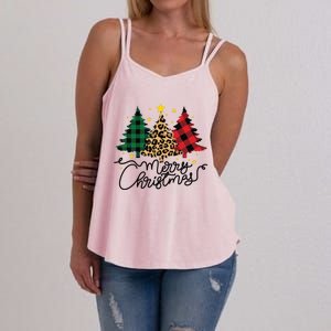 Merry Christmas Holiday Trees Women's Strappy Tank