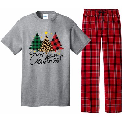 Merry Christmas Holiday Trees Pajama Set