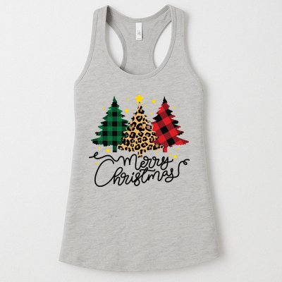 Merry Christmas Holiday Trees Womens Tank Top