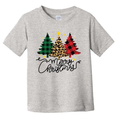 Merry Christmas Holiday Trees Toddler T-Shirt
