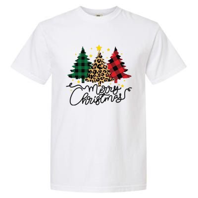 Merry Christmas Holiday Trees Garment-Dyed Heavyweight T-Shirt