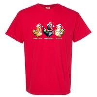 Merry Christmas Holiday Chicken Xmas Garment-Dyed Heavyweight T-Shirt