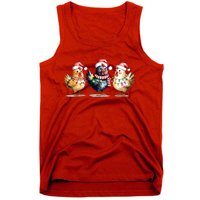 Merry Christmas Holiday Chicken Xmas Tank Top