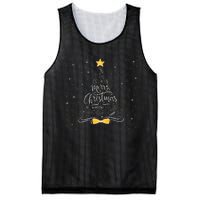 Merry Christmas Happy Holiday Happy New Year Xmas Tree Tank Top Mesh Reversible Basketball Jersey Tank