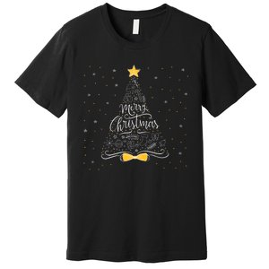 Merry Christmas Happy Holiday Happy New Year Xmas Tree Tank Top Premium T-Shirt