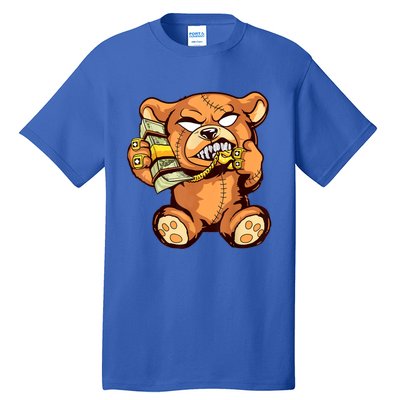 Money Calling Hip Hop Teddy Bear Gangster Rap Drip Swag Dope Tall T-Shirt