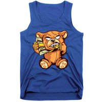 Money Calling Hip Hop Teddy Bear Gangster Rap Drip Swag Dope Tank Top