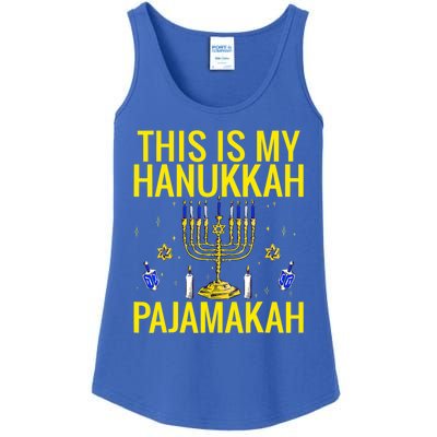 Merry Chrismukkah Happy Hanukkah Family Christmas Ladies Essential Tank