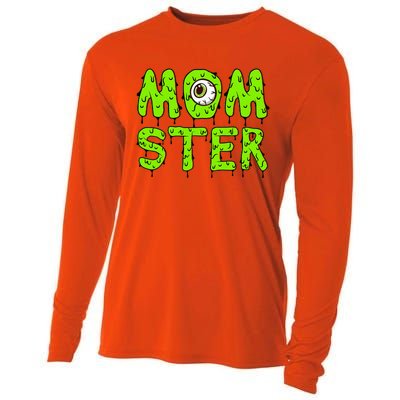 Momster Cute Halloween Cooling Performance Long Sleeve Crew