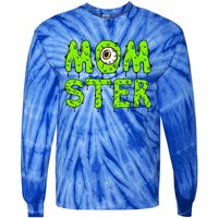 Momster Cute Halloween Tie-Dye Long Sleeve Shirt