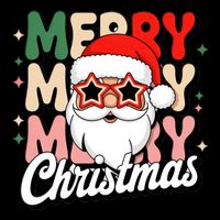 Merry Christmas Hip Santa City Backpack