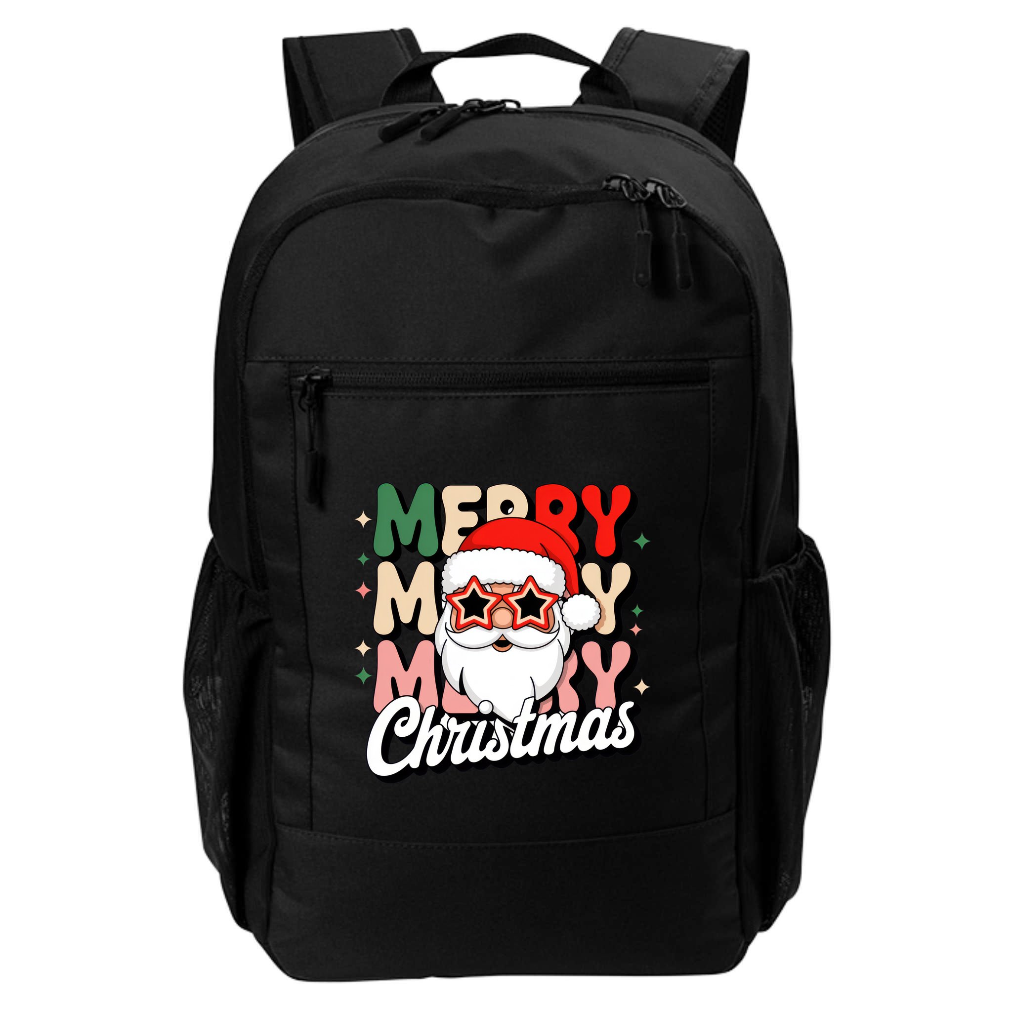 Merry Christmas Hip Santa Backpack
