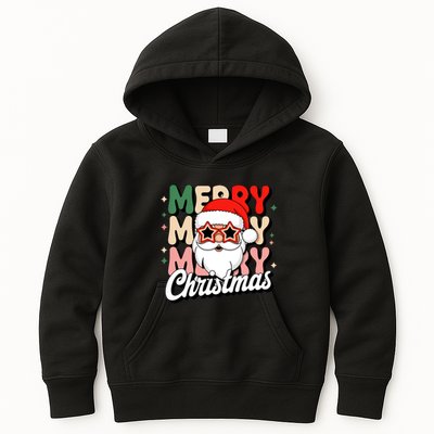 Merry Christmas Hip Santa Kids Hoodie