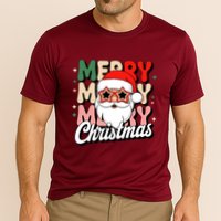 Merry Christmas Hip Santa Performance Shirt