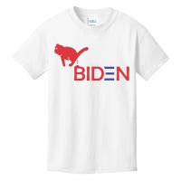 My Cat Hates Biden Funny Anti Biden Kids T-Shirt