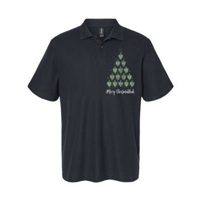 Merry Chrismukkah Hanukkah Dreidel Christmas Tree Chanukah Softstyle Adult Sport Polo