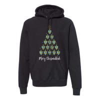 Merry Chrismukkah Hanukkah Dreidel Christmas Tree Chanukah Premium Hoodie