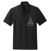 Merry Chrismukkah Hanukkah Dreidel Christmas Tree Chanukah Dry Zone Grid Polo