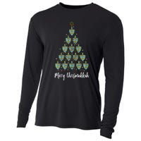 Merry Chrismukkah Hanukkah Dreidel Christmas Tree Chanukah Cooling Performance Long Sleeve Crew