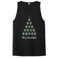 Merry Chrismukkah Hanukkah Dreidel Christmas Tree Chanukah PosiCharge Competitor Tank