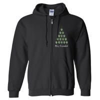 Merry Chrismukkah Hanukkah Dreidel Christmas Tree Chanukah Full Zip Hoodie