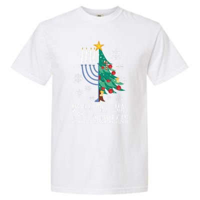 Merry Chrismukkah Happy Christmas Hanukkah Garment-Dyed Heavyweight T-Shirt