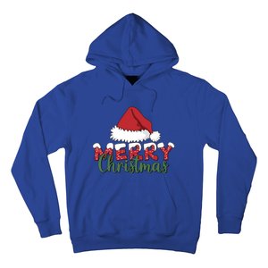 Merry Christmas Hat Holiday Season Winter Vibes Christmas Gift Hoodie