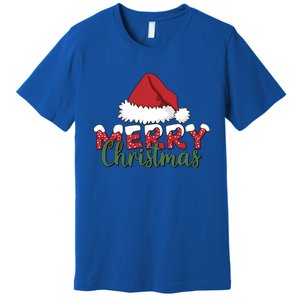 Merry Christmas Hat Holiday Season Winter Vibes Christmas Gift Premium T-Shirt