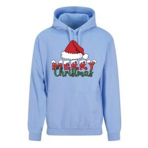 Merry Christmas Hat Holiday Season Winter Vibes Christmas Gift Unisex Surf Hoodie