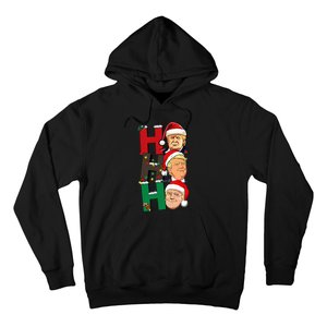 Merry Christmas Ho Ho Ho Trump Santa Light Christmas Hoodie