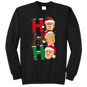 Merry Christmas Ho Ho Ho Trump Santa Light Christmas Sweatshirt