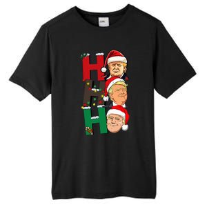 Merry Christmas Ho Ho Ho Trump Santa Light Christmas Tall Fusion ChromaSoft Performance T-Shirt