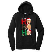 Merry Christmas Ho Ho Ho Trump Santa Light Christmas Women's Pullover Hoodie