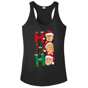 Merry Christmas Ho Ho Ho Trump Santa Light Christmas Ladies PosiCharge Competitor Racerback Tank