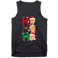 Merry Christmas Ho Ho Ho Trump Santa Light Christmas Tank Top