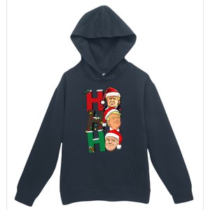 Merry Christmas Ho Ho Ho Trump Santa Light Christmas Urban Pullover Hoodie