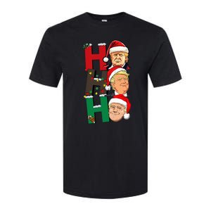 Merry Christmas Ho Ho Ho Trump Santa Light Christmas Softstyle CVC T-Shirt