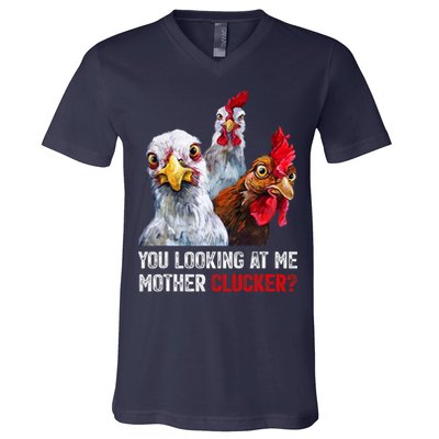 Mother Clucker Hen Humor | Chicken Shirts For Chicken Lovers V-Neck T-Shirt