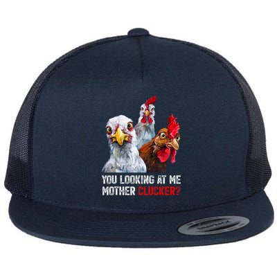 Mother Clucker Hen Humor | Chicken Shirts For Chicken Lovers Flatbill Hat