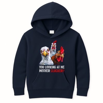 Mother Clucker Hen Humor | Chicken Shirts For Chicken Lovers Kids Hoodie