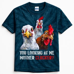 Mother Clucker Hen Humor | Chicken Shirts For Chicken Lovers Kids Tie-Dye T-Shirt