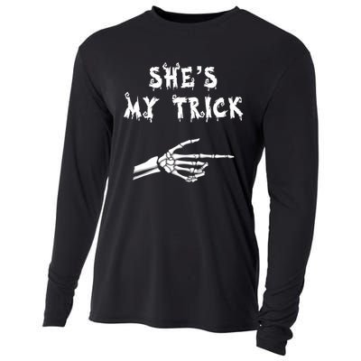 Matching Couples Halloween Outfit His And Hers Funny Costume Cooling Performance Long Sleeve Crew