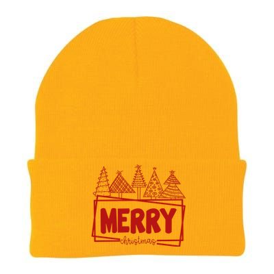 Merry Christmas Holiday Festive Knit Cap Winter Beanie